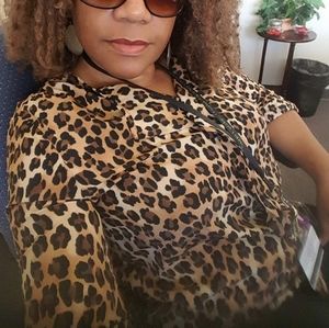 Dana Buchanan Leopard top